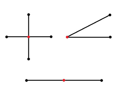 Как из четырехугольника сделать 8 треугольников 2 отрезками